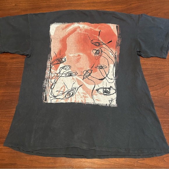 Vintage Cure Band 1992 Wish Album Distressed Tee Single Stitch Brockum ONE SIZE - Picture 3 of 16